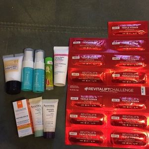 Skincare sample lot coola revlon aveeno more